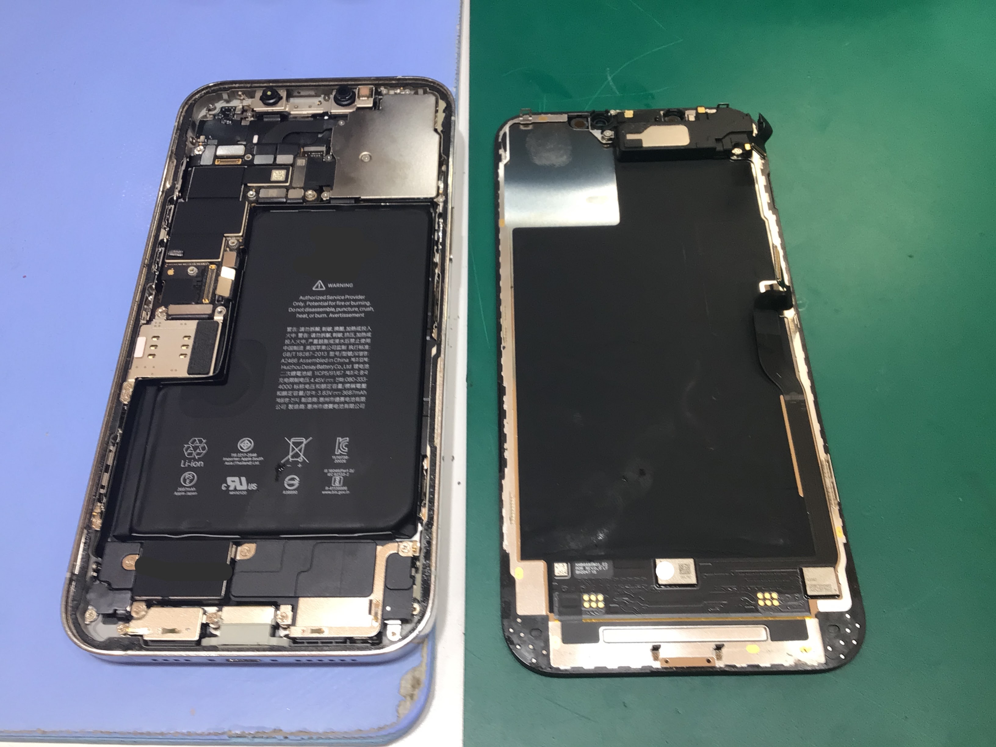 【イーアス高尾】iPhone13Proのバッテリー交換（データそのまま！）｜電池がすぐ減る症状を最短60分で改善